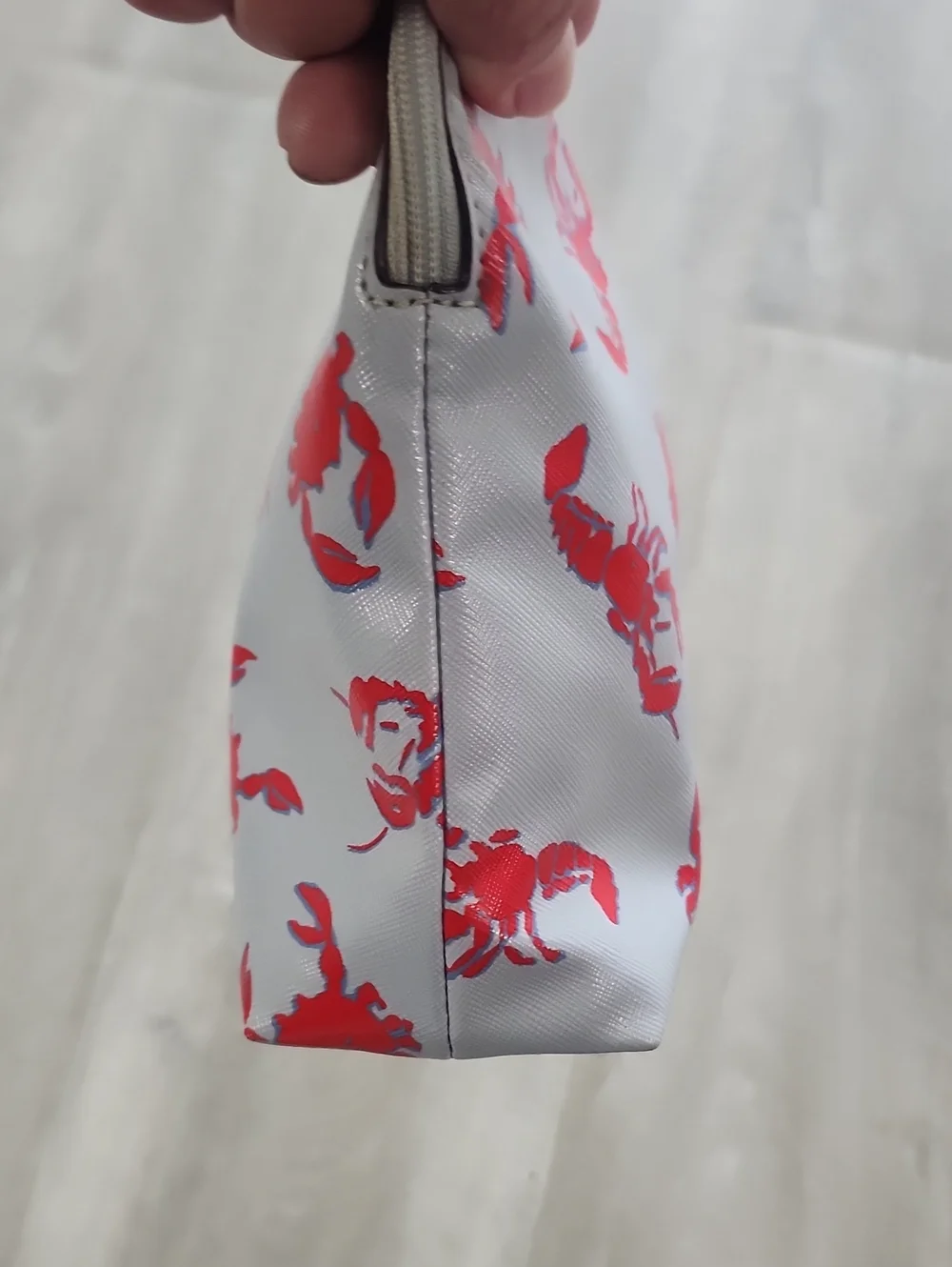Kate Spade Shore Thing Briley Lobster cosmetic pouch